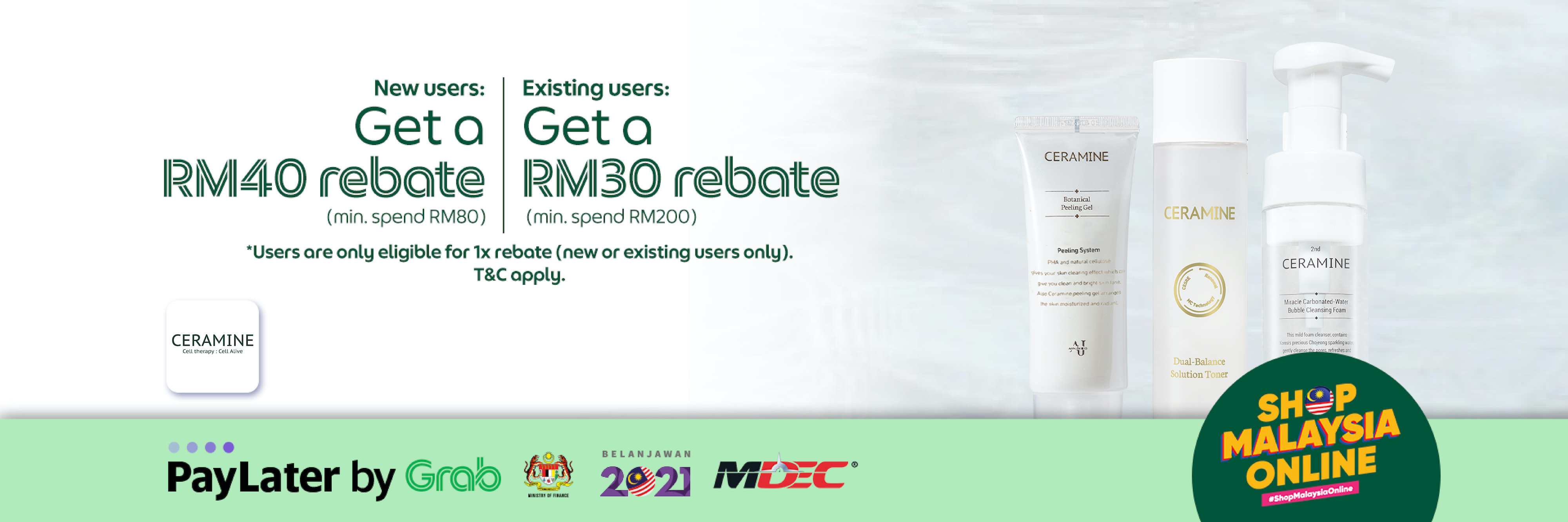 Ceramine Promotion with Grab